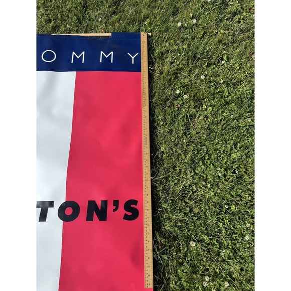 Vtg Tommy Hilfiger Store Sign Roll Up Poster 23.5'X60' Store Banner Flag Etons - Picture 7 of 8